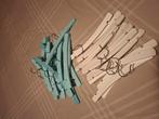32 babyhangers (kinderhangers), Kleding | Dames, Kledinghangers, Ophalen, Zo goed als nieuw, Hout, Kinderen