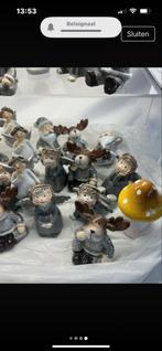 26 Kerstornamenten - Engel, Kerstman, Eland - Gips/Steen, Ophalen of Verzenden