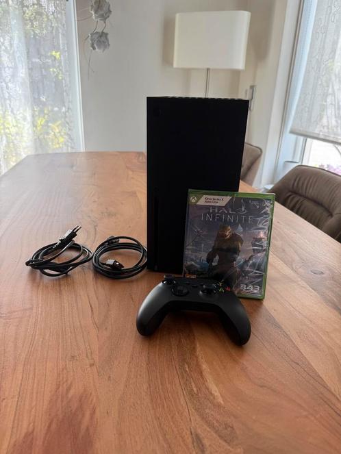 Te koop: Xbox Series X + ongeopende Halo Infinite game, Spelcomputers en Games, Spelcomputers | Xbox Series X en S, Zo goed als nieuw
