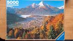 Ravensburger: herfstlandschap in de Alpen, 5000 st, compleet, Ophalen of Verzenden, Meer dan 1500 stukjes, Gebruikt