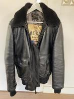 Cockpit Navy G-1 Antique Lamb Leather Jacket, Ophalen of Verzenden, Zo goed als nieuw, Maat 48/50 (M), Blauw