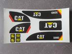 Huina 550 / 1550 CAT stickervel Caterpillar graafmachine, Hobby en Vrije tijd, Elektro, Verzenden, Nieuw, Schaal 1:16