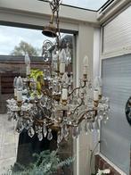 Klassieke kroonluchter met kristallen, Ophalen of Verzenden, Gebruikt, Glas
