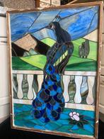 ANTIEK GLAS IN LOOD RAAM, Ophalen