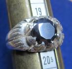 Moissanite diamant 4 karaat design zilver ring maat 19,5, Sieraden, Tassen en Uiterlijk, Ringen, Ophalen, 19 tot 20, Zwart, Zo goed als nieuw