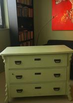 Grenen commode - Een tweede kleurrijk leven!(?), Ophalen, Gebruikt, 100 tot 150 cm, Kleurrijk te maken voor elk interieur