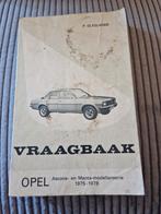 Vraagbaak Opel  Ascona-en Manta-modelserie 1975-1987, Auto diversen, Ophalen of Verzenden