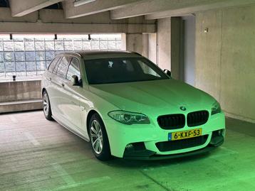 BMW 5-Serie 520I 135KW Touring Aut8 2013 Wit beschikbaar voor biedingen