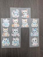 Hele mooie poezen strijk applicaties klein voor op textiel, Hobby en Vrije tijd, Kledingapplicaties en Hotfix, Ophalen of Verzenden