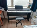 Korg elektrische piano met krukje, Muziek en Instrumenten, Ophalen, Gebruikt, Zwart, Digitaal