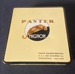 Blikje van Panter Mignon. Afm. 10,5x10x2 cm., Verzamelen, Ophalen of Verzenden, Zo goed als nieuw, Tabaksdoos of Verpakking