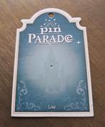 Efteling kaartje voor pin Raveleijn - Lisa, Verzamelen, Efteling, Ophalen of Verzenden, Gebruikt, Button of Speldje