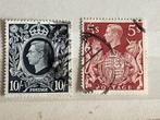 postzegels GB, Verzenden, Gestempeld