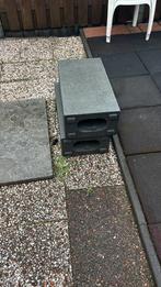Gratis af te halen. Betonnen tuintafel, Tuin en Terras, Tuintafels, Ophalen of Verzenden, Gebruikt, Rechthoekig