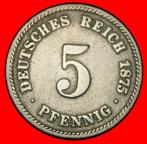 Ⰶ EAGLE 1874-1889: GERMANY 5 PFENNIGS 1875C WILLIAM I (1871-, Verzenden, Duitsland, Losse munt
