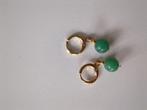 Oorbellen Jade, Sieraden, Tassen en Uiterlijk, Oorbellen, Ophalen of Verzenden, Zo goed als nieuw, Groen, Overige materialen