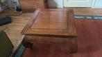 Opiumtafel 70x70, Huis en Inrichting, Tafels | Salontafels, Ophalen, Zo goed als nieuw, Rechthoekig, Minder dan 50 cm