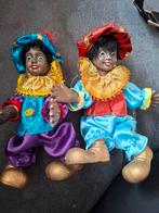 2 Ouderwetse Zwarte Piet Poppen - 20cm, Diversen, Sinterklaas, Ophalen of Verzenden