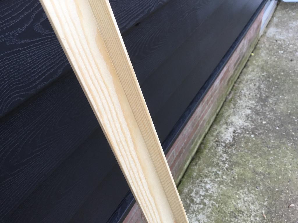 Hoek profiel hout 210 cm, Ophalen, Nieuw