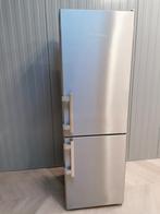 Liebherr Rvs Koelvriescombinatie A++ NoFrost Incl Garantie, 200 liter of meer, Zo goed als nieuw, 45 tot 60 cm, Liebherr