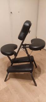 Massagestoel - Ontspanning gegarandeerd!, Ophalen, Gebruikt, Leer, Zwart