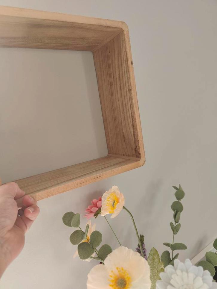 3 Houten Wandhangers - Stijlvol & Praktisch, Huis en Inrichting, Woonaccessoires | Wandplanken en Boekenplanken, Ophalen of Verzenden