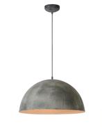 Lucide Mattie - Hanglamp – mat grijs - 2 stuks beschikbaar, Ophalen, Zo goed als nieuw, Rustiek, industrieel, Metaal