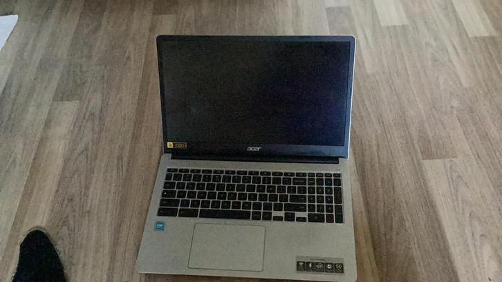 Acer Chromebook 315 (2022) – SCHERM KAPOT, werkt, met doos, Computers en Software, Chromebooks, Gebruikt, 4 GB of minder, 128 GB
