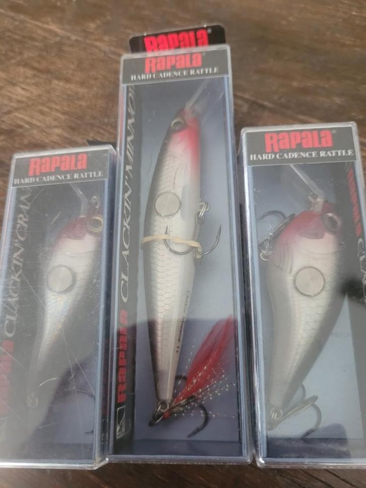 Rapala Clackin' Crank & Minnow Set - Nieuw, Watersport en Boten, Hengelsport | Roofvissen, Nieuw, Complete set, Ophalen of Verzenden