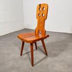 Brutalist grenen stoel, Antiek en Kunst, Ophalen