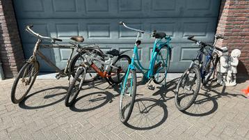 4 fietsen voor de handige Harry. beschikbaar voor biedingen