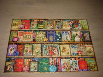 Kerstpuzzel Ravensburger THE CHRISTMAS LIBRARY 1000 st. beschikbaar voor biedingen