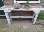 Vintage Werkbank/Sidetable, Doe-het-zelf en Verbouw, Werkbanken, Ophalen, Gebruikt