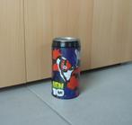 Blauwe metalen blik spaarpot bus van Ben10 Cartoon Network, Ophalen of Verzenden, Metaal of Blik