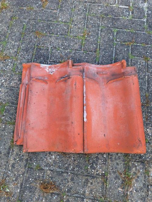 verbeterde hollandse dakpannen, Doe-het-zelf en Verbouw, Dakpannen en Dakbedekking, Gebruikt, Dakpannen, Steen of Klei, Rood, 15 m² of meer