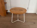 Gratis houten bijzettafeltje, Ophalen, Minder dan 55 cm, Gebruikt, Rond