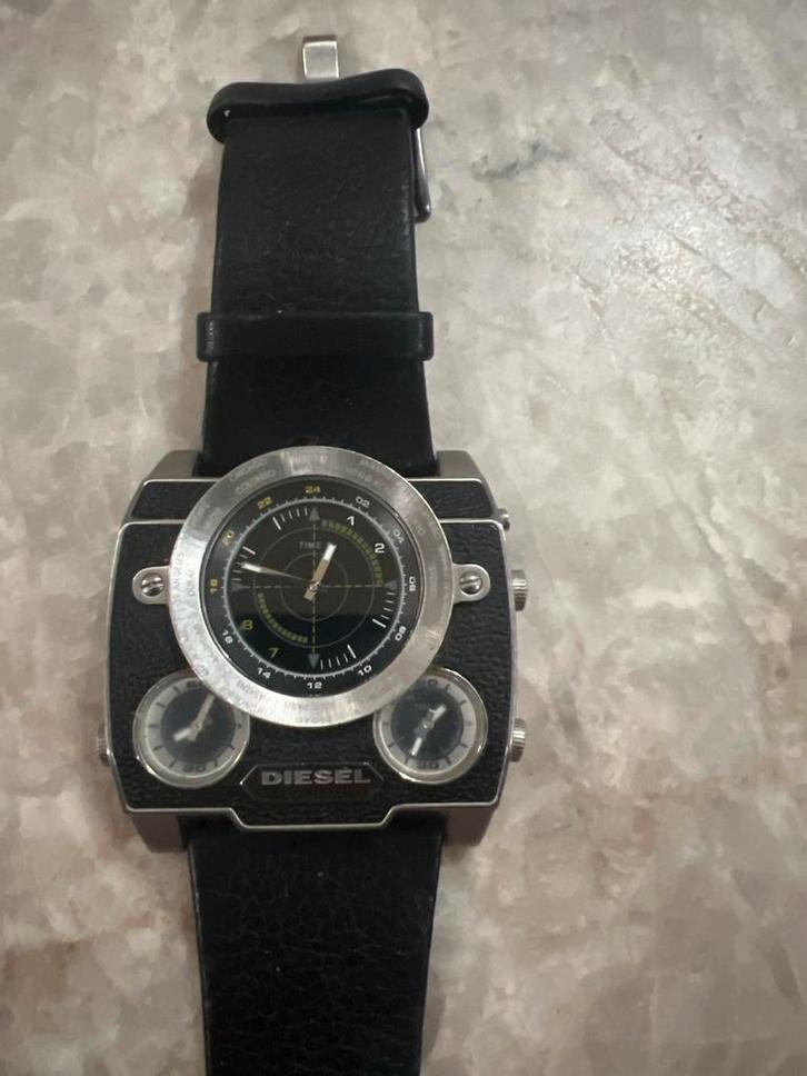 Diesel Polshorloge - Uniek Design! DZ 1243, Sieraden, Tassen en Uiterlijk, Horloges | Heren, Gebruikt, Polshorloge, Overige merken