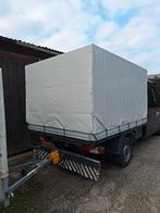 Compleet Huif/zeil plus stalen frame voor open bakwagen, Ophalen