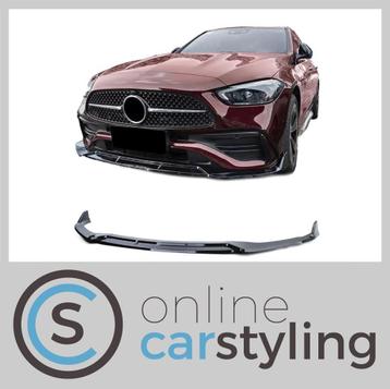 Voorbumper diffuser Mercedes C-Klasse W206 Glossy Black beschikbaar voor biedingen