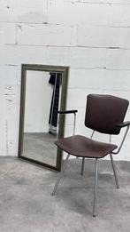 Vintage Spiegel 102 x 56,5 cm met Gouden Details 80s 90s, Ophalen, Gebruikt, 100 tot 150 cm, Rechthoekig