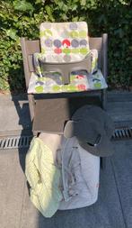 Stokke tripp trapp hazy grey, Kinderen en Baby's, Kinderstoelen, Ophalen, Zo goed als nieuw, Meegroeistoel, Stoelverkleiner