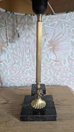 Tafellamp messing marmer hollywood regency, Huis en Inrichting, Lampen | Tafellampen, Gebruikt, Ophalen of Verzenden, Hollywood Regency