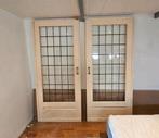 Prachtige Set Glas In Lood - En Suite deuren, Doe-het-zelf en Verbouw, Deuren en Horren, Ophalen, Gebruikt, 80 tot 100 cm, Overige typen