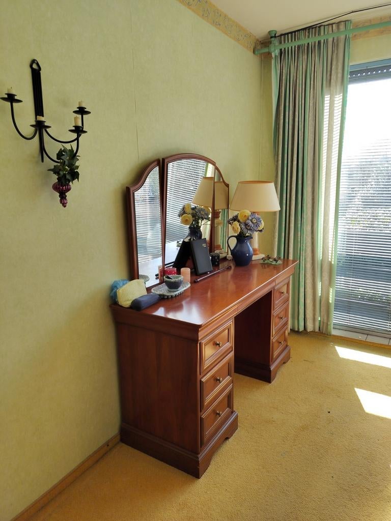 UNIEK!! Antieke Kaptafel, plus grote Schuifdeuren- kast, Ophalen, Gebruikt, Tweepersoons, Klassiek