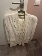 Fifth House Broekpak mt 38 - klein gaatje, Maat 38/40 (M), Kostuum of Pak, Beige, Ophalen of Verzenden