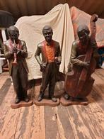 Jazz muzikanten beelden trio  67 cm hoog, Verzamelen, Beelden en Beeldjes, Ophalen of Verzenden, Zo goed als nieuw, Dier