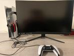 Ps5 icl. headset, 1 controller, stuur en 27 inch msi monitor, Ophalen of Verzenden, Zo goed als nieuw