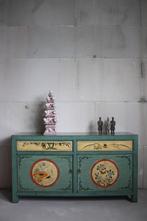 Werelds Wandmeubel Chinees Landelijk Dressoir Chinese Kast, Ophalen of Verzenden, Nieuw, Bohemian Uniek Landelijk Kleurrijk Chinees Vintage Style Werelds