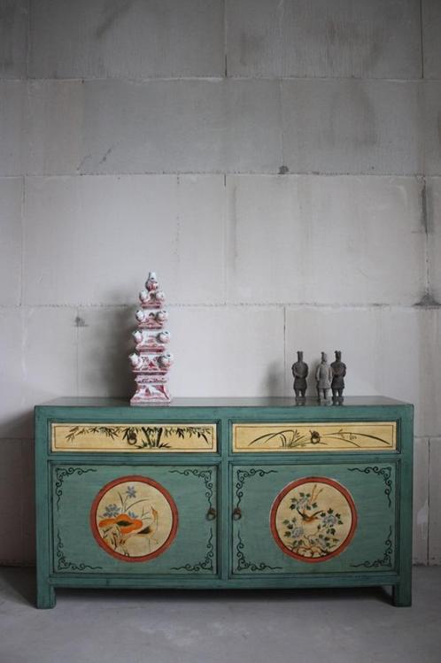 Werelds Wandmeubel Chinees Landelijk Dressoir Chinese Kast, Huis en Inrichting, Kasten | Secretaires, Nieuw, Ophalen of Verzenden