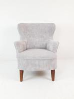 Artifort grijze rib nieuw gestoffeerd | Theo Ruth licht, Hout, ., 75 tot 100 cm, Ophalen of Verzenden